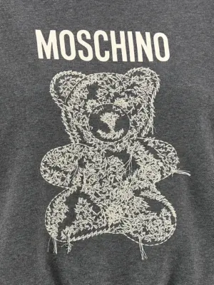 'Moschino Teddy Bear' sweatshirt 100% cotton MOSCHINO Gray