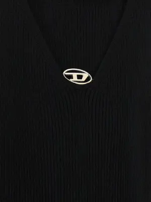 'M-Oloni short' dress 100% wool DIESEL Black