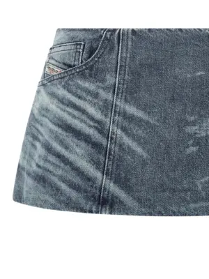 'De-Nora' skirt Woman DIESEL Light Blue