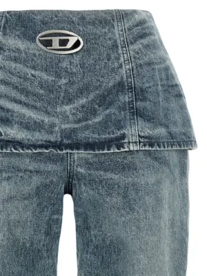 'D-Hourjian-Fsh1' jeans Woman DIESEL Light Blue