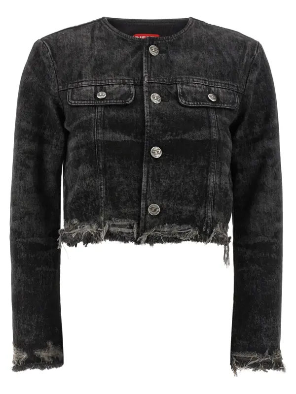 'De-Graffy-Fsh' jacket DIESEL Black