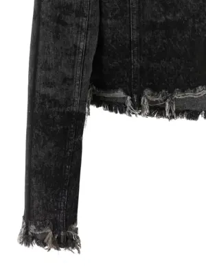 'De-Graffy-Fsh' jacket 80% cotton 20% ca DIESEL Black