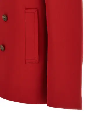 Wool coat 100% wool AURALEE Red