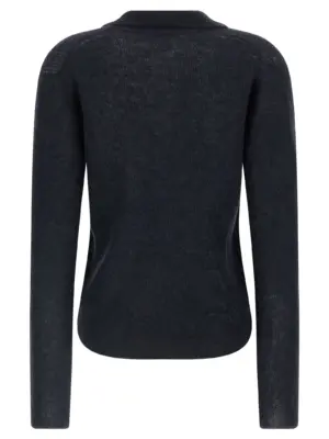 Tam yarn polo shirt A25AP05AKNAVY AURALEE Blue