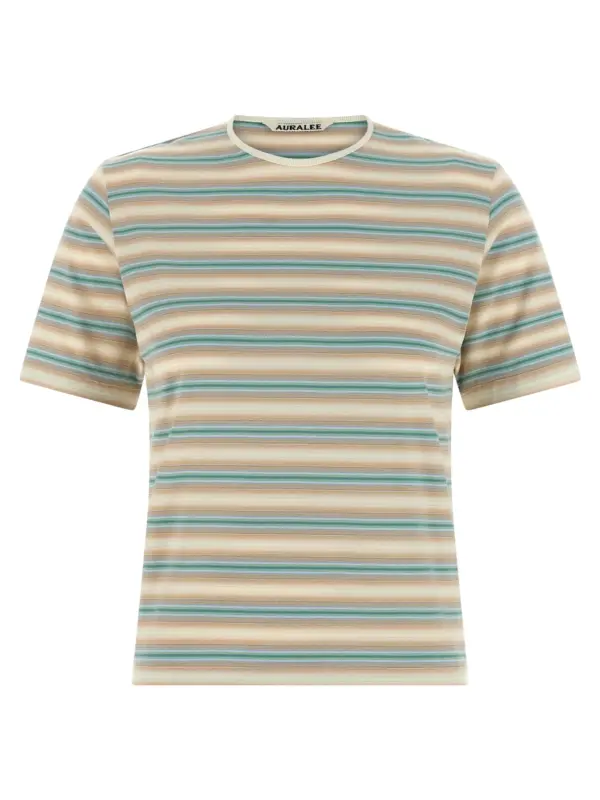 Striped t-shirt AURALEE Multicolor