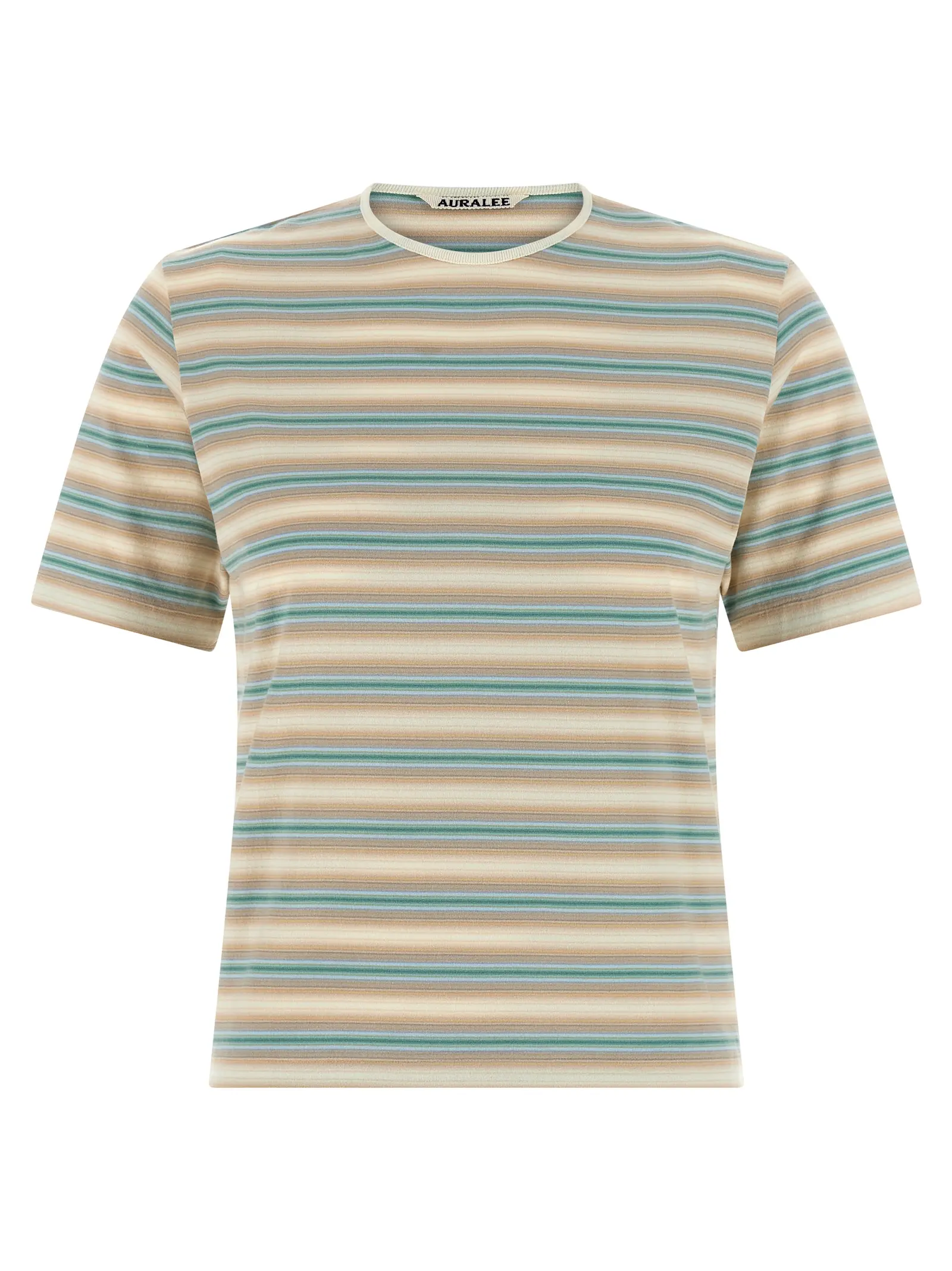 Футболка Auralee Striped Багатокольорова 1 Striped t-shirt AURALEE Multicolor