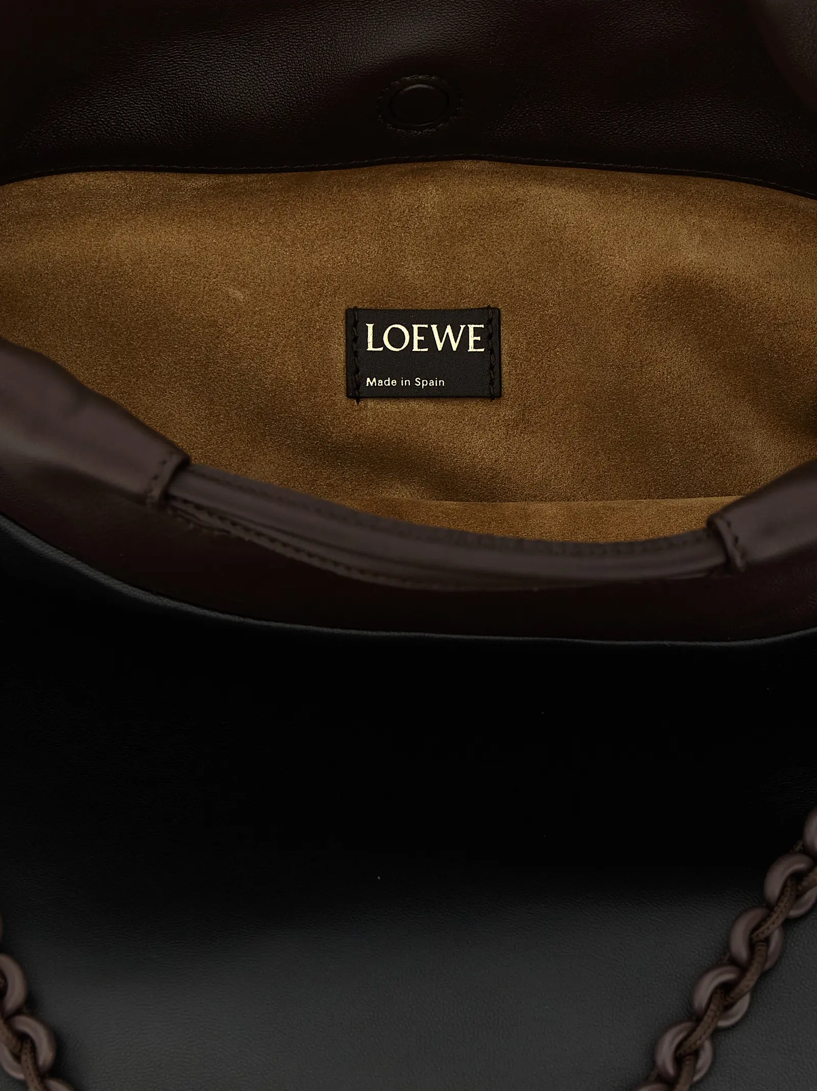 Сумка шопер Flamenco Purse Loewe Чорна 4 'Flamenco Purse' shopping bag 90% lamb leather 10% calf leather LOEWE Black