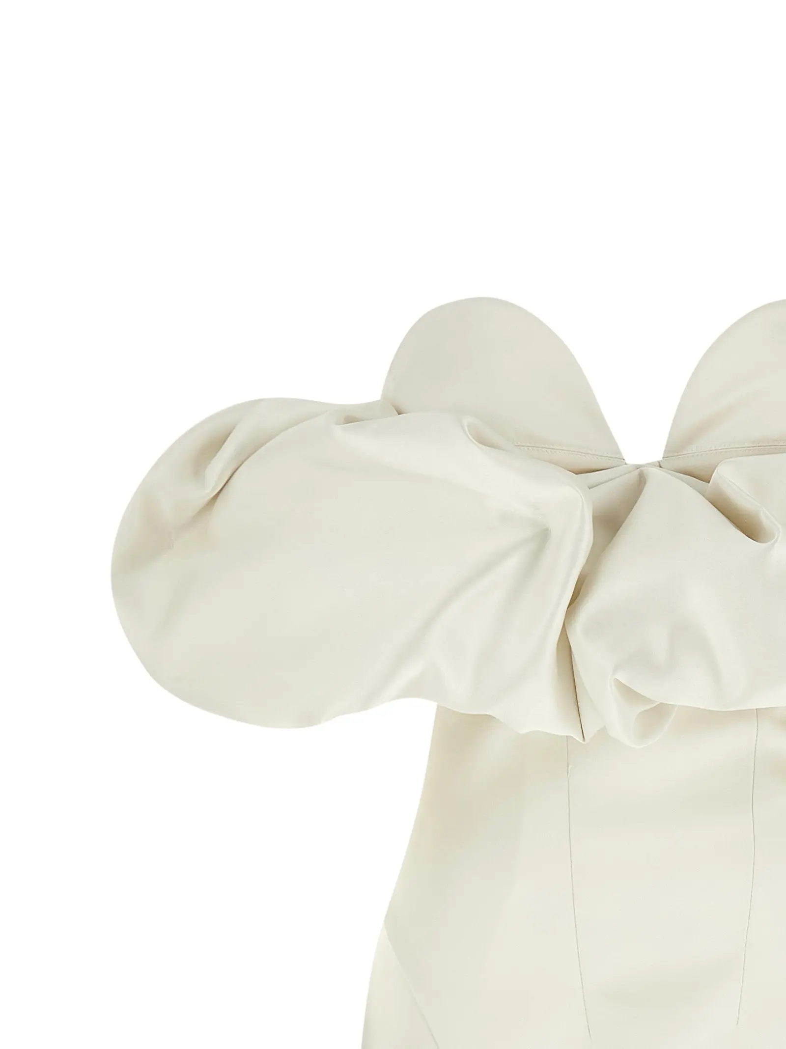 Сукня Elisabetta Franchi Off-the-shoulder Біла 3 Off-the-shoulder dress Woman ELISABETTA FRANCHI White