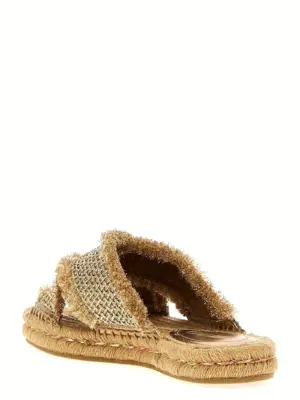 'Aciel' sandals 100% textile JIMMY CHOO Gold