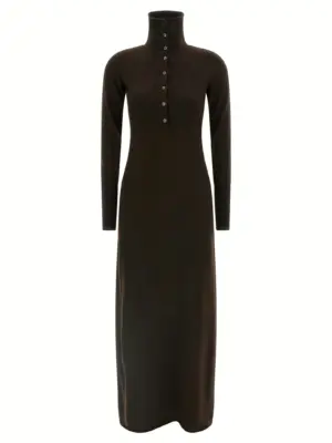 High neck dress TOM FORD Brown