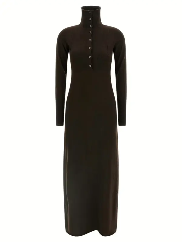 High neck dress TOM FORD Brown