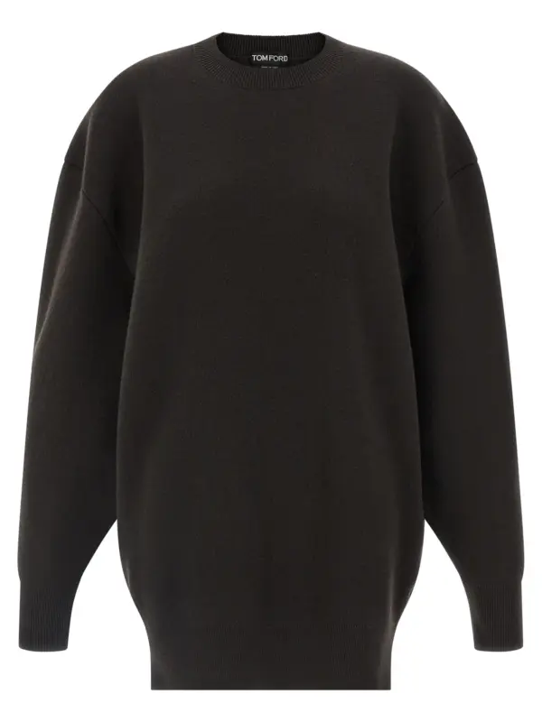 'Sculptural Double Face' dress TOM FORD Brown