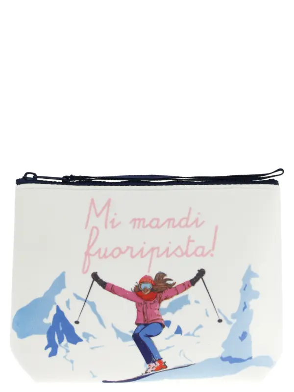 'Aline' clutch MC2 SAINT BARTH White