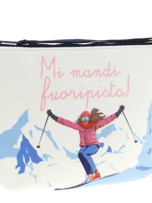 'Aline' clutch Woman MC2 SAINT BARTH White