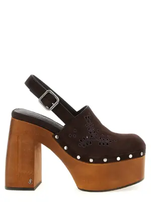 'Alida' clog JIMMY CHOO Brown
