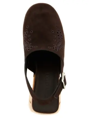 'Alida' clog 75% lh 10% me 7% sa 5% ru 3% pl JIMMY CHOO Brown