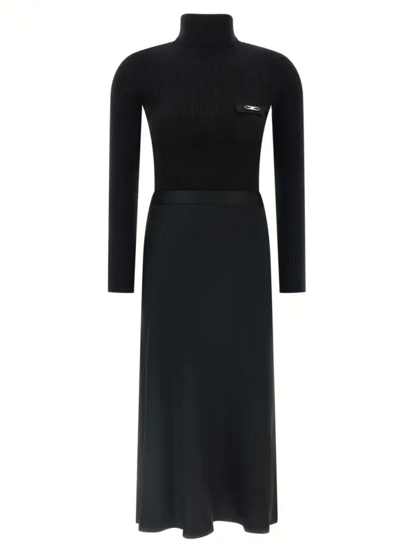 Turtleneck dress ELISABETTA FRANCHI Black