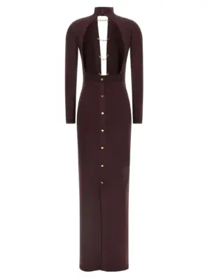 'Red Carpet' dress AM29S57E2EA4 ELISABETTA FRANCHI Bordeaux