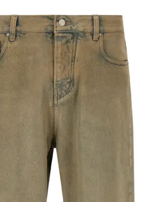 Wide leg jeans Man AMIRI Beige