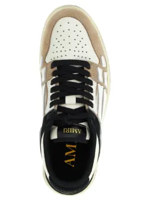 'Distressed Skel Top Low' sneakers 100% cow leather (Bos Taurus) AMIRI Multicolor