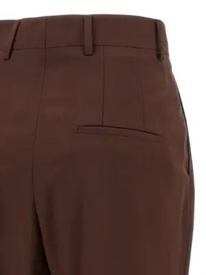 'Clelia' pants 100% wool ARMARIUM Brown