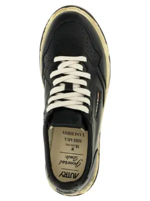 Autry x Maison Mihara Yasuhiro sneakers 100% goat leather (Capra Hircus Hircus) AUTRY Black