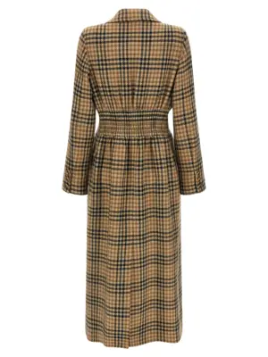 Valentino Garavani Houndstooth Wool coat B0CA7Z09RAZ5F VALENTINO GARAVANI Brown