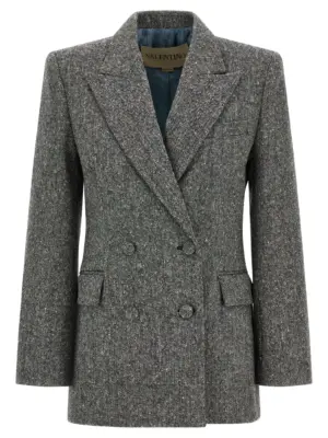 Valentino Garavani double-breasted blazer VALENTINO GARAVANI Gray