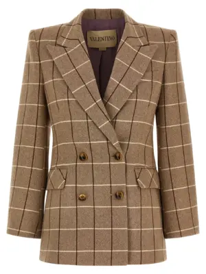 Valentino Garavani double-breasted blazer VALENTINO GARAVANI Beige