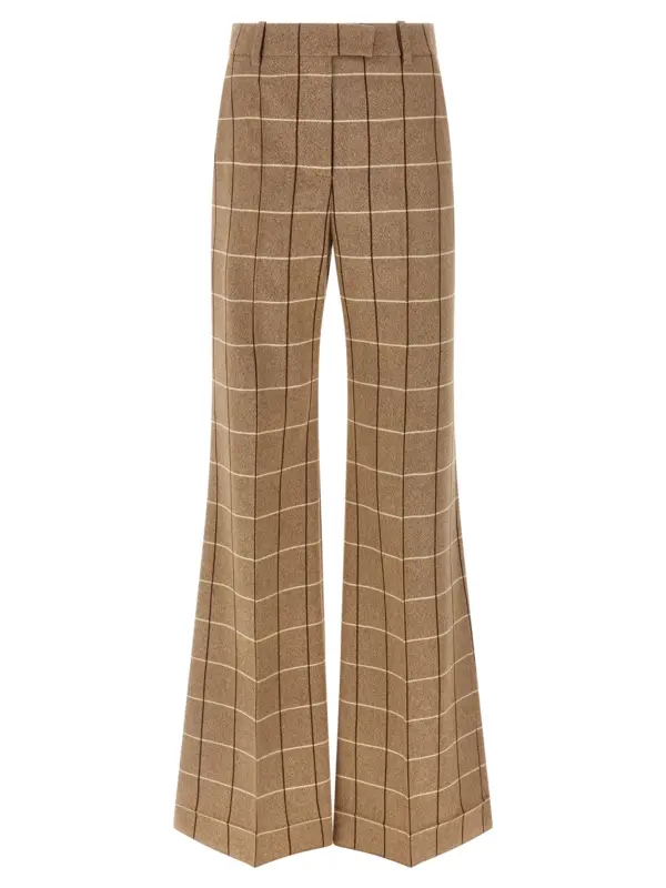 ValentinoGaravani Wool pants with window pattern VALENTINO GARAVANI Beige