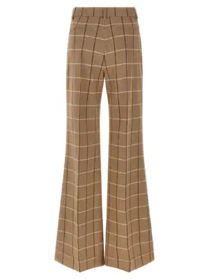 ValentinoGaravani Wool pants with window pattern B0RB6S09R3CCE VALENTINO GARAVANI Beige