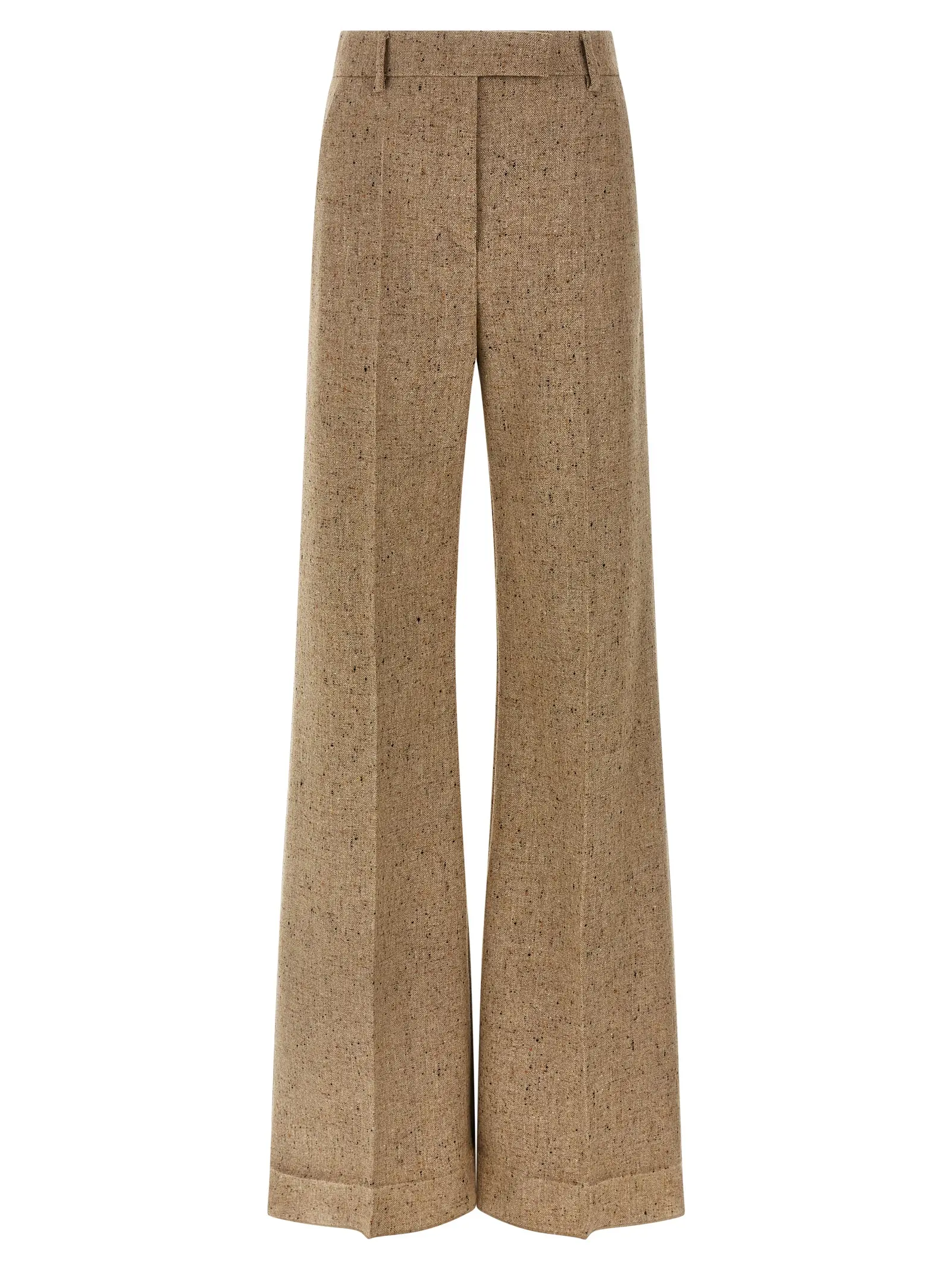 Штани Valentino Garavani з ґудзиком Natte Valentino Garavani Бежеві 1 Valentino Garavani pants with Natte' button VALENTINO GARAVANI Beige