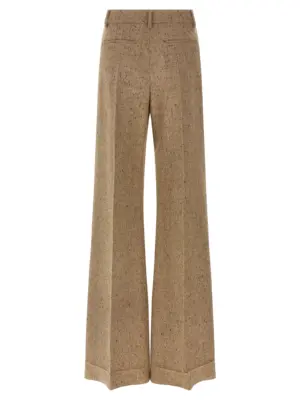 Valentino Garavani pants with Natte' button B0RB6S09RTE83 VALENTINO GARAVANI Beige