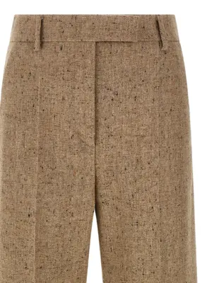 Valentino Garavani pants with Natte' button Woman VALENTINO GARAVANI Beige