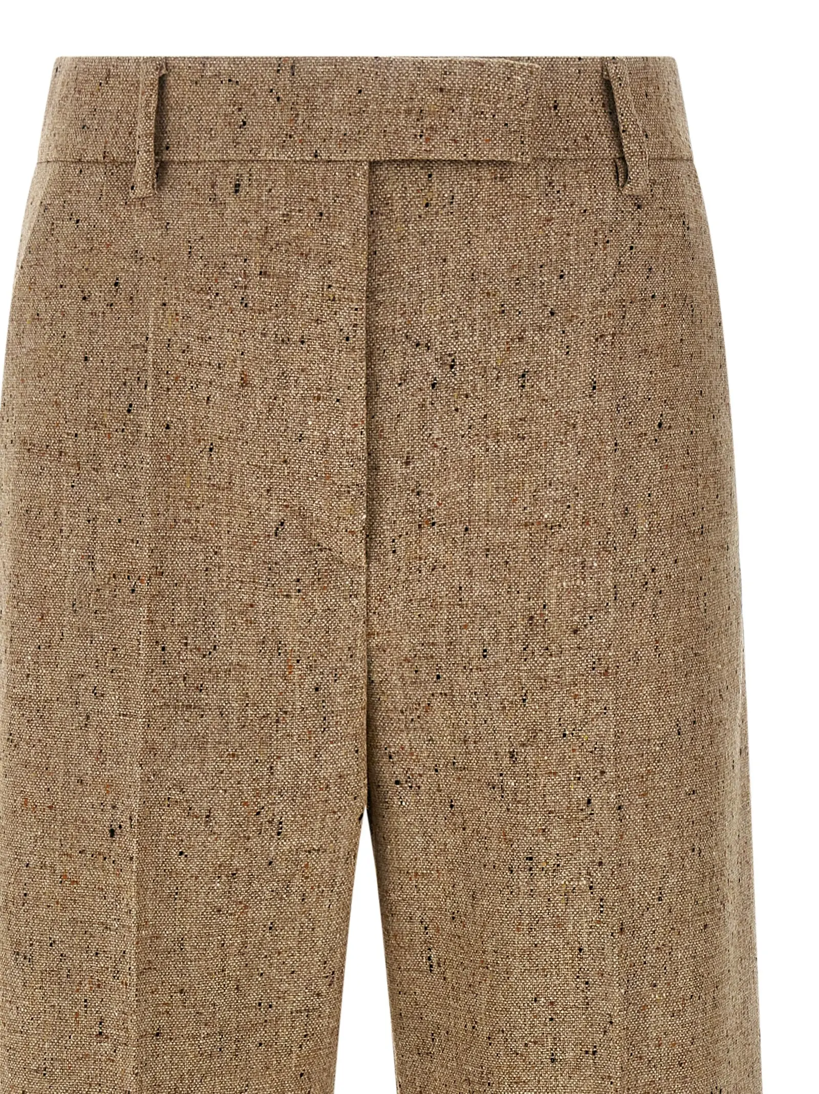 Штани Valentino Garavani з ґудзиком Natte Valentino Garavani Бежеві 3 Valentino Garavani pants with Natte' button Woman VALENTINO GARAVANI Beige