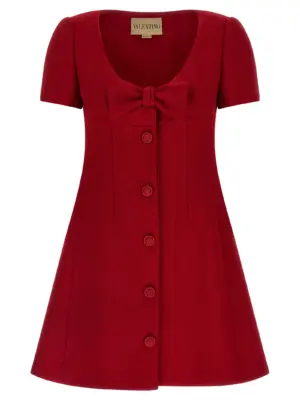 Valentino Garavani bow dress VALENTINO GARAVANI Red