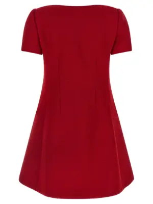 Valentino Garavani bow dress B0VAH3090YR9M VALENTINO GARAVANI Red