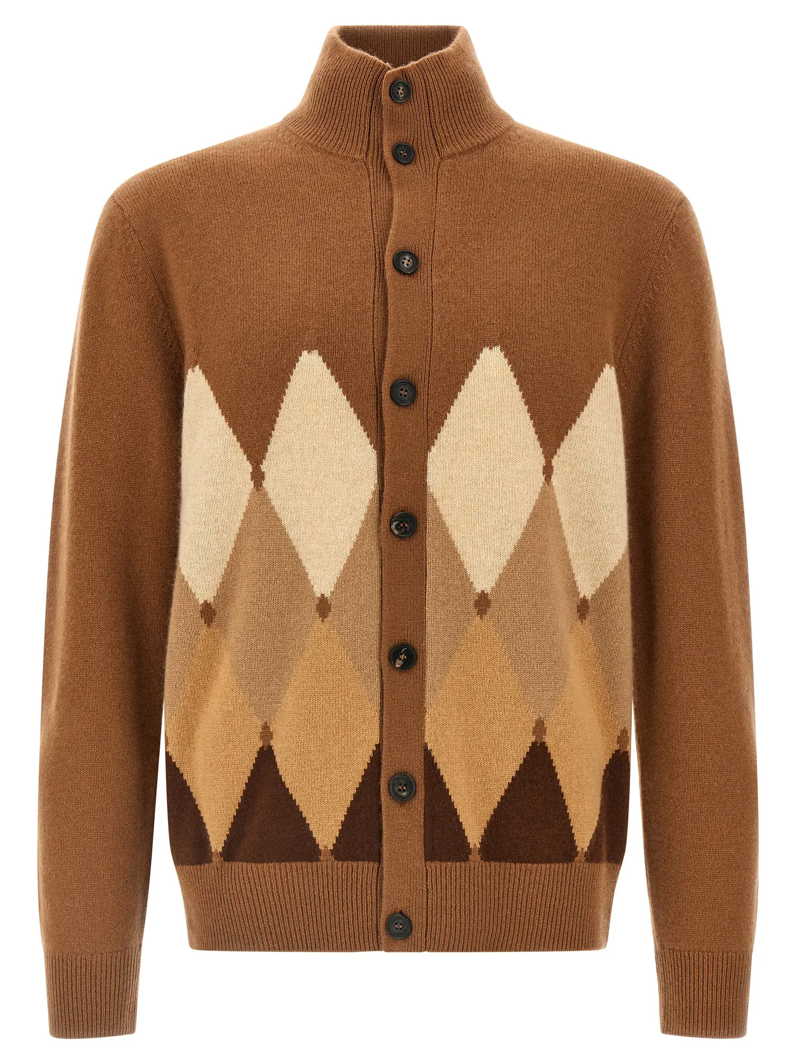 Кардиган Ballantyne Argyle Коричневий 1 Cardigan Argyle BALLANTYNE Brown