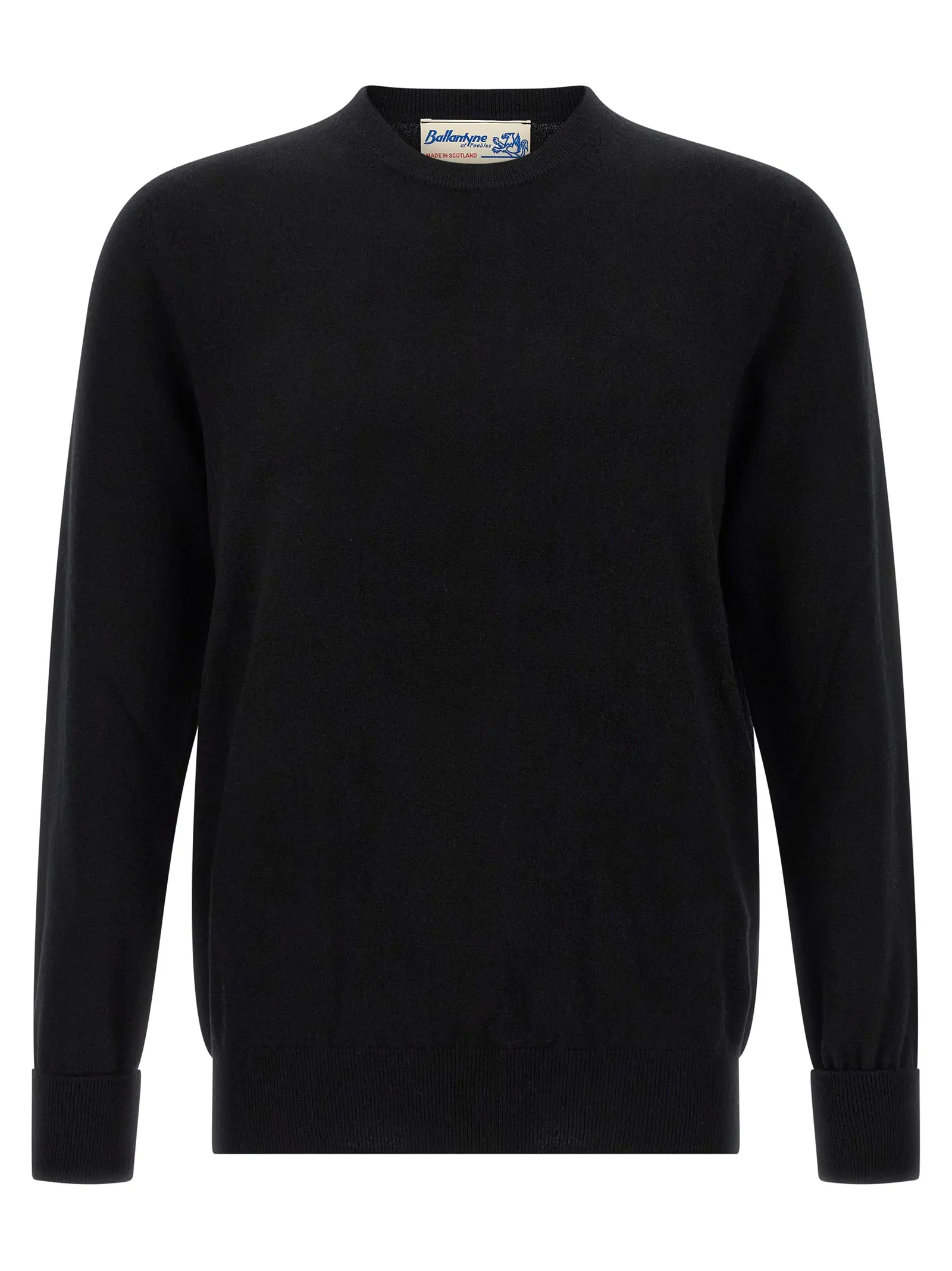 Светр Ballantyne Crewneck Чорний 1 Crewneck sweater BALLANTYNE Black