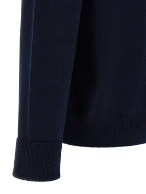 Argyle pattern sweater 100% cashmere BALLANTYNE Blue