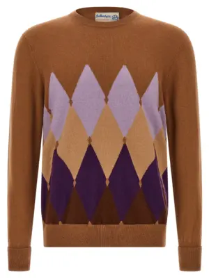 Argyle sweater BALLANTYNE Brown