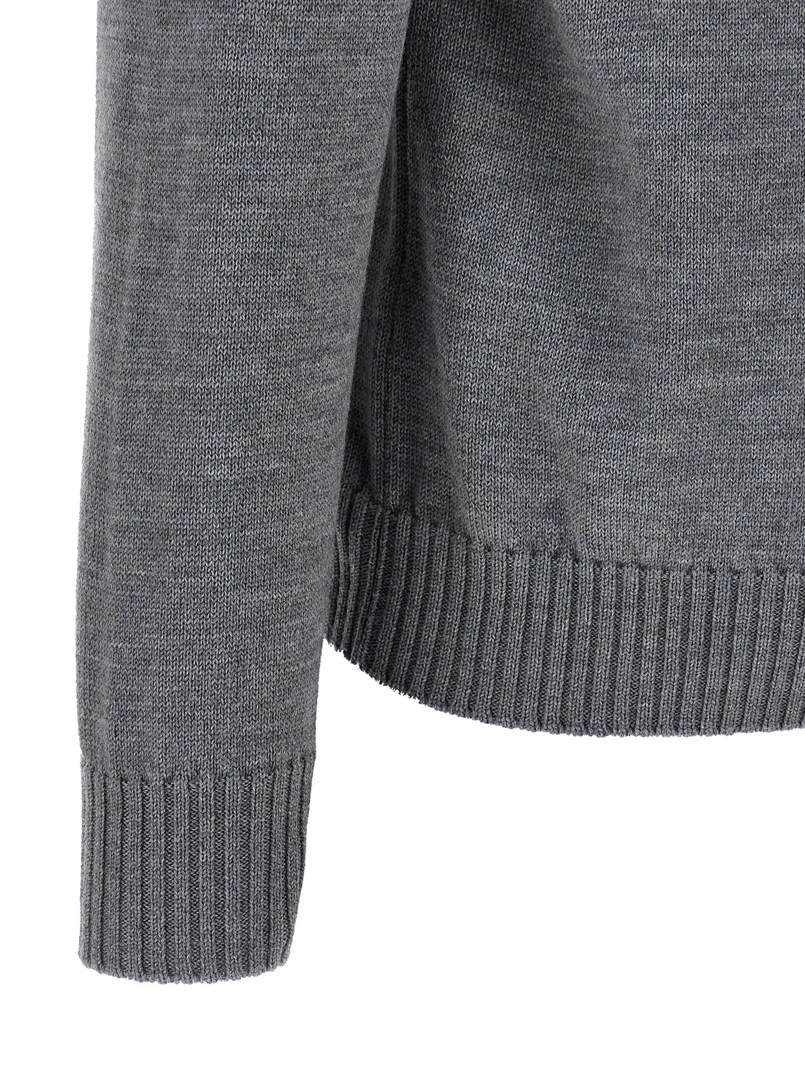 Светр Ballantyne Merino Сірий 4 Merino sweater 100% merino wool BALLANTYNE Gray