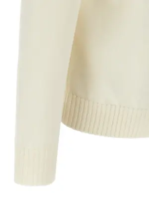 Merino sweater 100% merino wool BALLANTYNE White