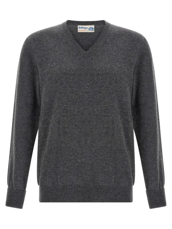 V-neck sweater BALLANTYNE Gray
