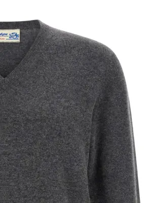 V-neck sweater Man BALLANTYNE Gray