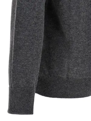 V-neck sweater 100% cashmere BALLANTYNE Gray