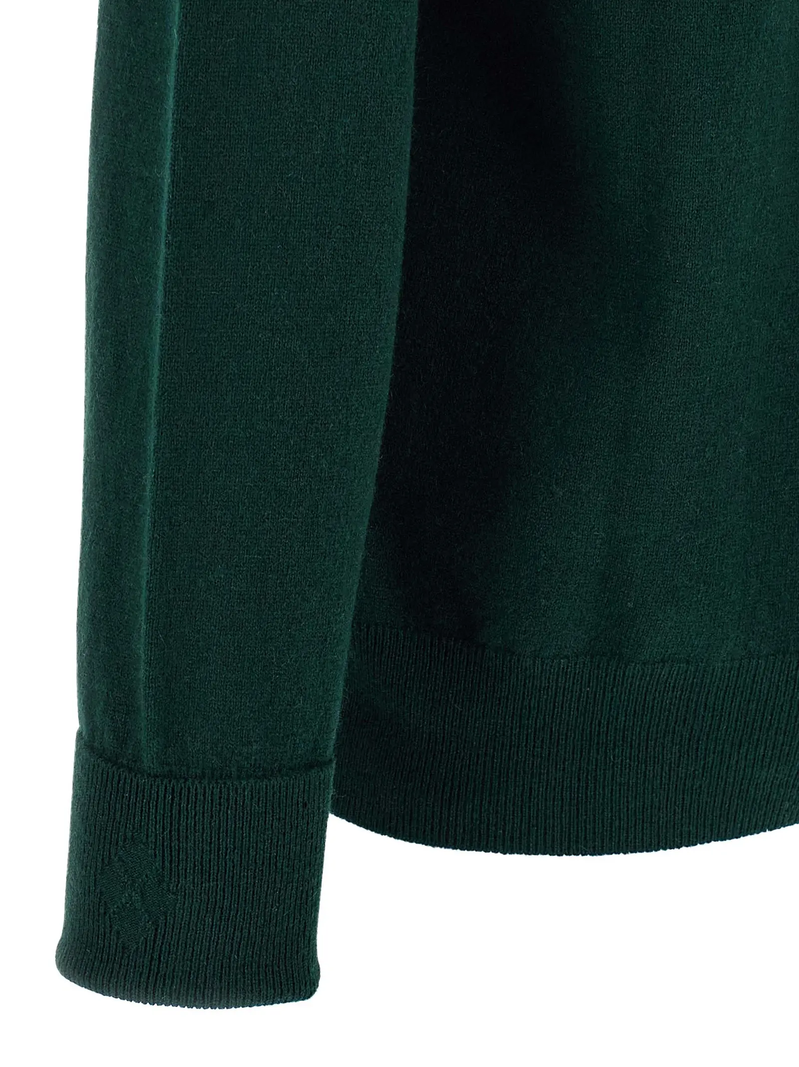 Светр Ballantyne V-neck Зелений 4 V-neck sweater 100% cashmere BALLANTYNE Green