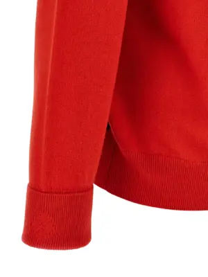 Argyle pattern sweater 100% cashmere BALLANTYNE Red