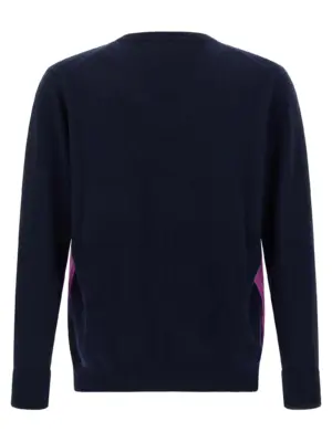 Argyle pattern sweater B2P00112KA893508 BALLANTYNE Blue