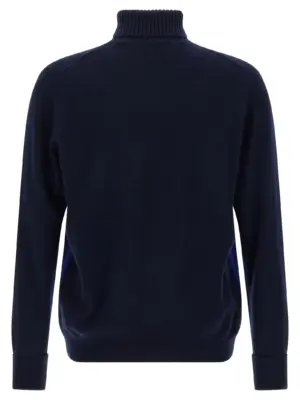 Argyle turtleneck B2P01012KA893527 BALLANTYNE Blue